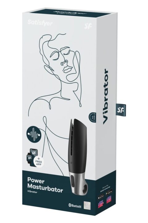 Power Masturbator black silver