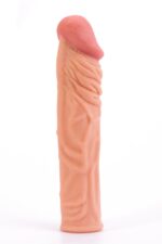 Pleasure X-Tender Penis Sleeve Brown 3 - Image 5
