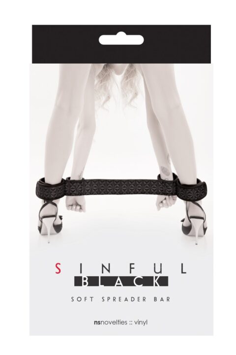 Sinful Soft Spreader Bar Black