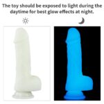 7.5'' Lumino Play Silicone Dildo - Image 9