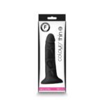 Colours - Pleasures - Thin 5" Dildo - Black - Image 2