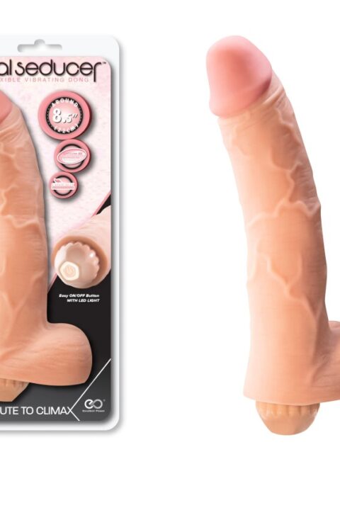 REAL SEDUCER Flexible Vibrating Dong 8.5"