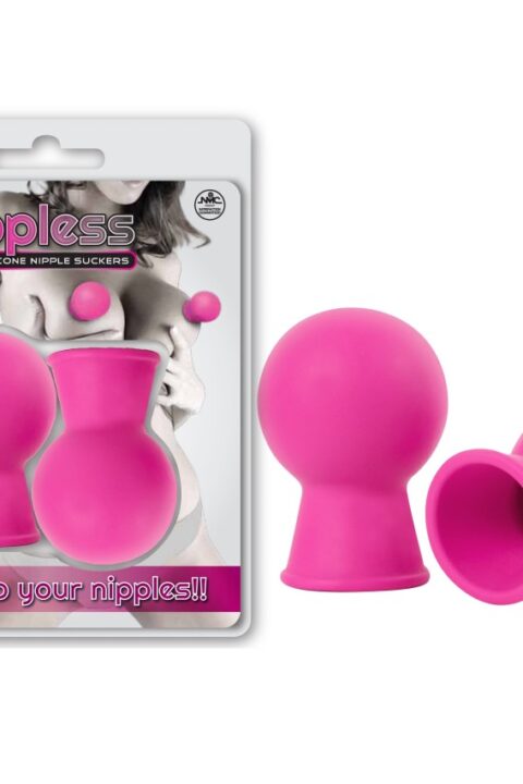 NIPPLESS SILICONE NIPPLE SUCKER SET OF 2PCS PINK