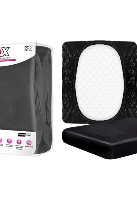 BED X - MATTRESS PROTECTOR - KING SIZE BLACK