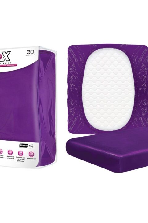 BED X - MATTRESS PROTECTOR - KING SIZE PURPLE