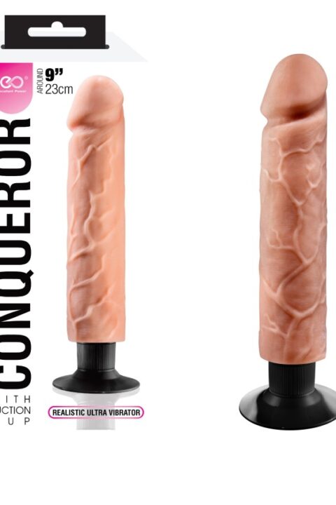 CONQUEROR 9" TPR MULTI-SPEED VIBRATOR