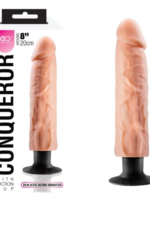 CONQUEROR 8" TPR MULTI-SPEED VIBRATOR