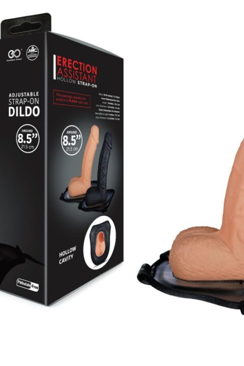ERECTION ASSISTANT 8.5" HOLLOW STRAP-ON