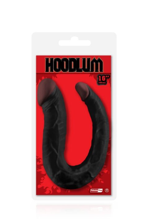 HOODLUM 16" U-SHAPED DONG BLACK