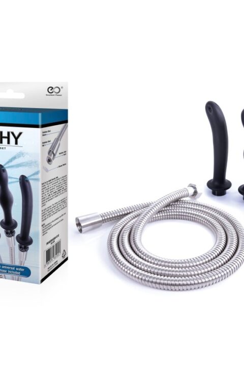 HYDRO SERIES-SPLASHY - 3 BUTT PLUG WITH HOSE KIT