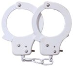 SEX EXTRA - METAL CUFFS WHITE - Image 2
