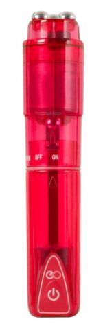 VIBBRANT PORTABLE VIBRATOR RED - Image 2