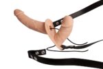DOUBLE THRUSTER VIBE WITH HARNESS FLESH - Image 3