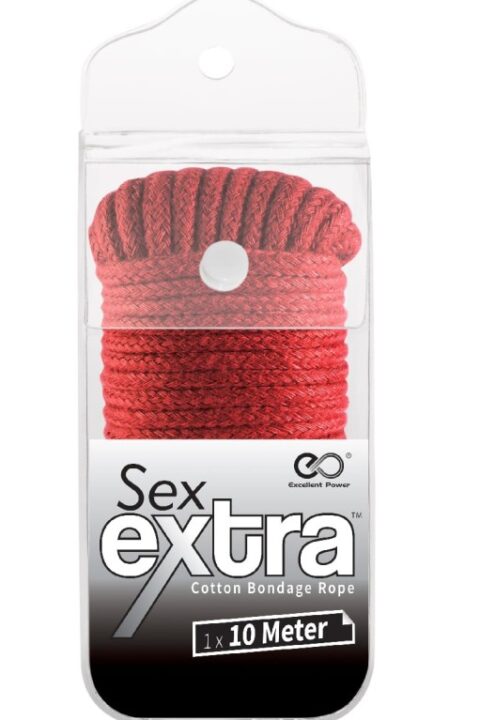 SEX EXTRA - SILKY BONDAGE ROPE RED