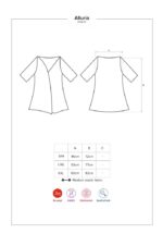 Alluria peignoir & thong  S/M - Image 3