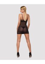 Wonderia chemise & thong black  S/M - Image 2