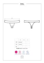 Shibu crotchless thong black  S/M - Image 7