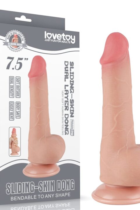7.5'' Sliding Skin Dual Layer Dong Flesh II