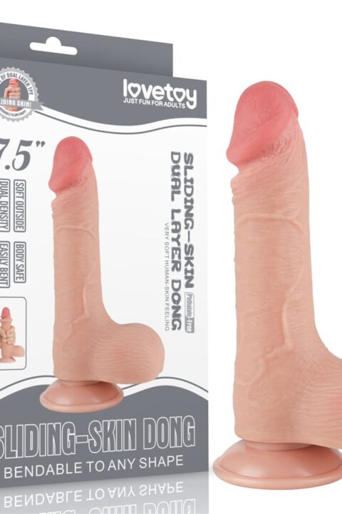 7.5'' Sliding Skin Dual Layer Dong Flesh III