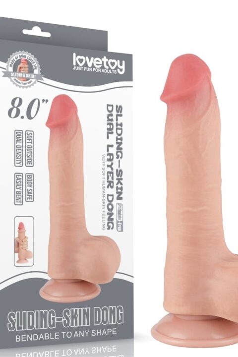 8'' Sliding Skin Dual Layer Dong Flesh I