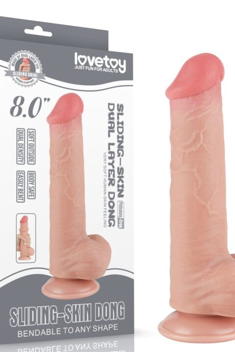 8'' Sliding Skin Dual Layer Dong Flesh III