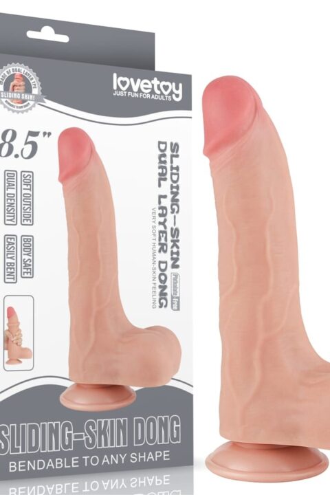 8.5'' Sliding Skin Dual Layer Dong Flesh II