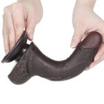 7.5'' Sliding Skin Dual Layer Dong Black I - Image 8