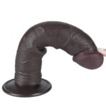 8'' Sliding Skin Dual Layer Dong Black II - Image 2