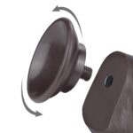 8'' Sliding Skin Dual Layer Dong Black III - Image 4