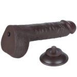 9.5'' Sliding Skin Dual Layer Dong Black - Image 3