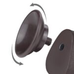 9.5'' Sliding Skin Dual Layer Dong Black - Image 4
