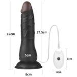 Vibrating Easy Strapon Set 7.5'' Black - Image 7