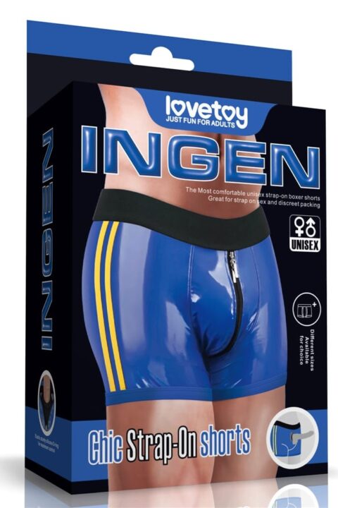 Chic Strap-On shorts XS/S (28 - 31 inch waist) Blue