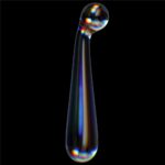 Twilight Gleam Glass Dildo- Alluring Arc - Image 5