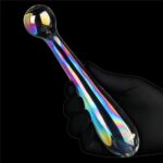Twilight Gleam Glass Dildo- Alluring Arc - Image 6