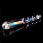 Twilight Gleam Glass Dildo- Rising Ripples - Image 6