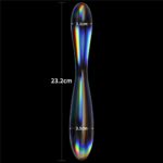 Twilight Gleam Glass Dildo- Double Delight - Image 8