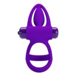 Pretty Love Vibration Cockring Purple - Image 5