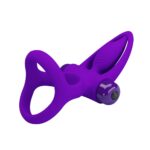 Pretty Love Vibration Cockring Purple - Image 6