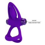 Pretty Love Vibration Cockring Purple - Image 8