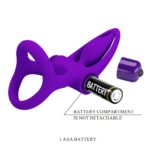 Pretty Love Vibration Cockring Purple - Image 9