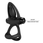 Pretty Love Vibration Cockring Black - Image 8