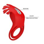 Pretty Love Vibrant Penis Ring Ruben Red - Image 8