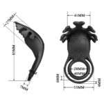 Pretty Love Vibrant Penis Ring Ruben Black - Image 7