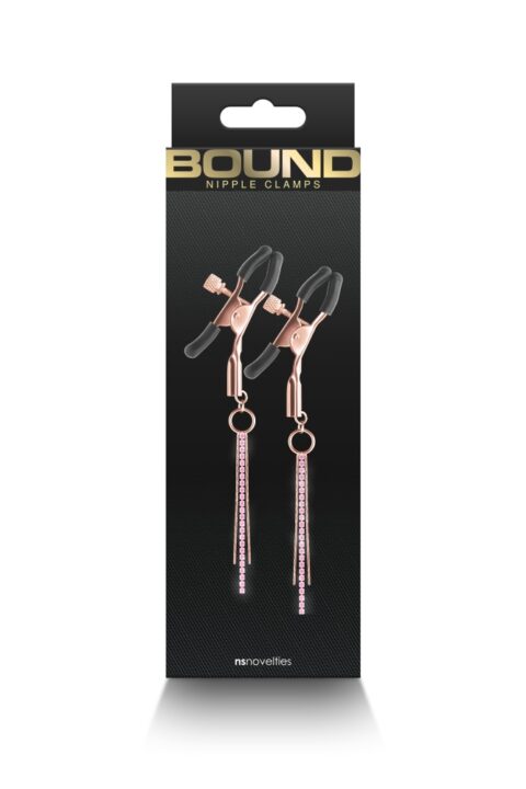 Bound - Nipple Clamps - D3 - Rose Gold