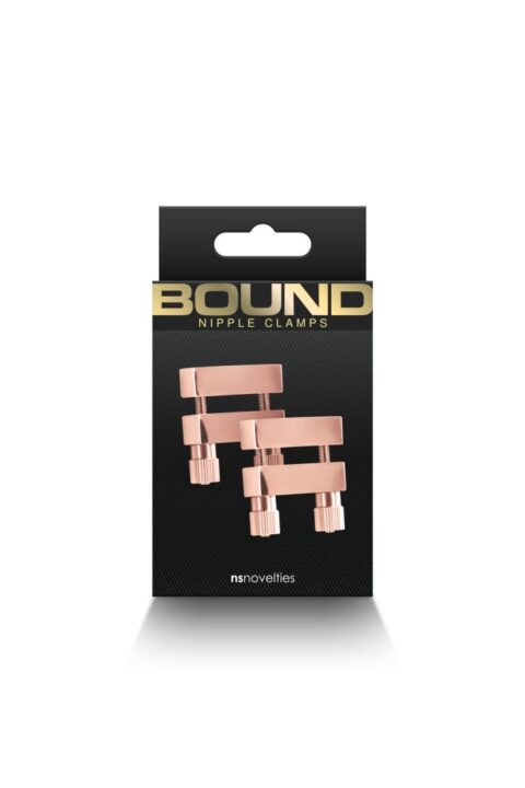 Bound - Nipple Clamps - V1 - Rose Gold