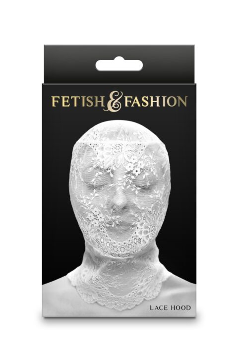 Fetish & Fashion - Lace Hood - White - Alternate Package