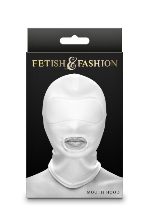 Fetish & Fashion - Mouth Hood - White - Alternate Package