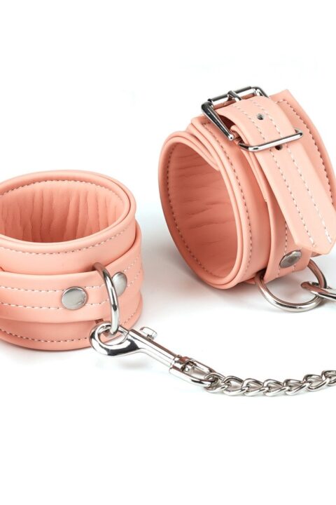 Pink Organosilicon Wrist Cuffs