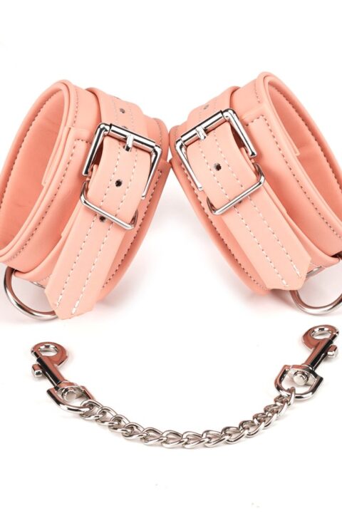 Pink Organosilicon Ankle Cuffs